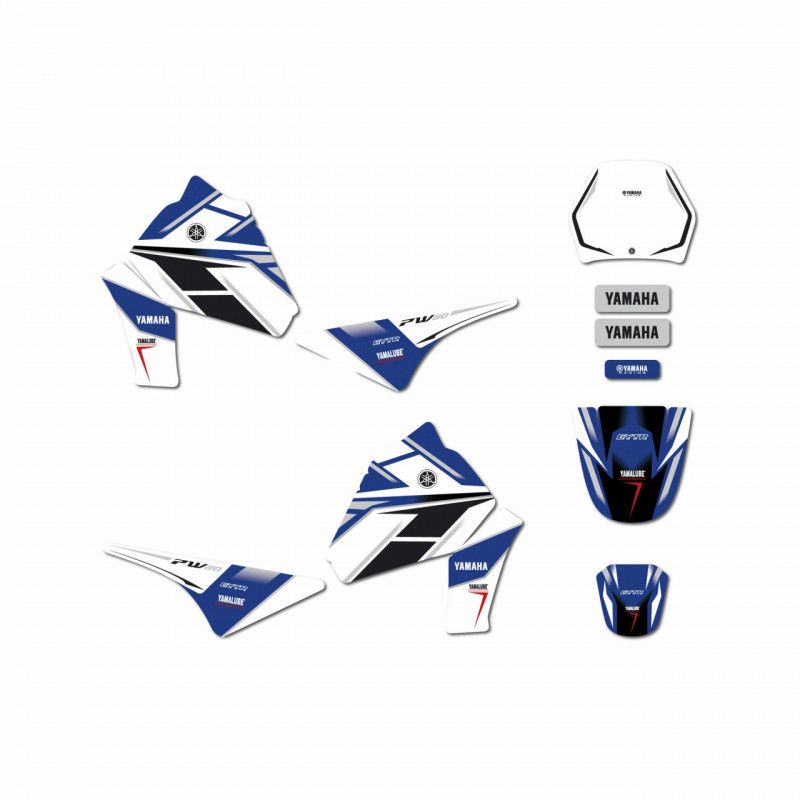 YAMAHA Kit stickers pour PW80 - 4BCF42400000 YAMAHA Kit stickers pour PW80 - 4BCF42400000