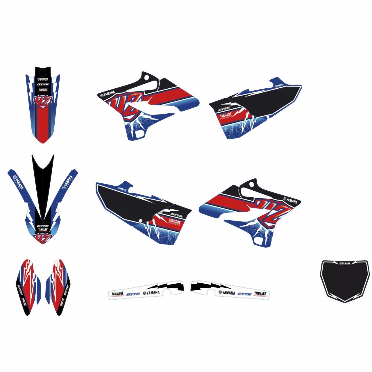 YAMAHA Kit stickers pour YZ125 - 1SRE42400000