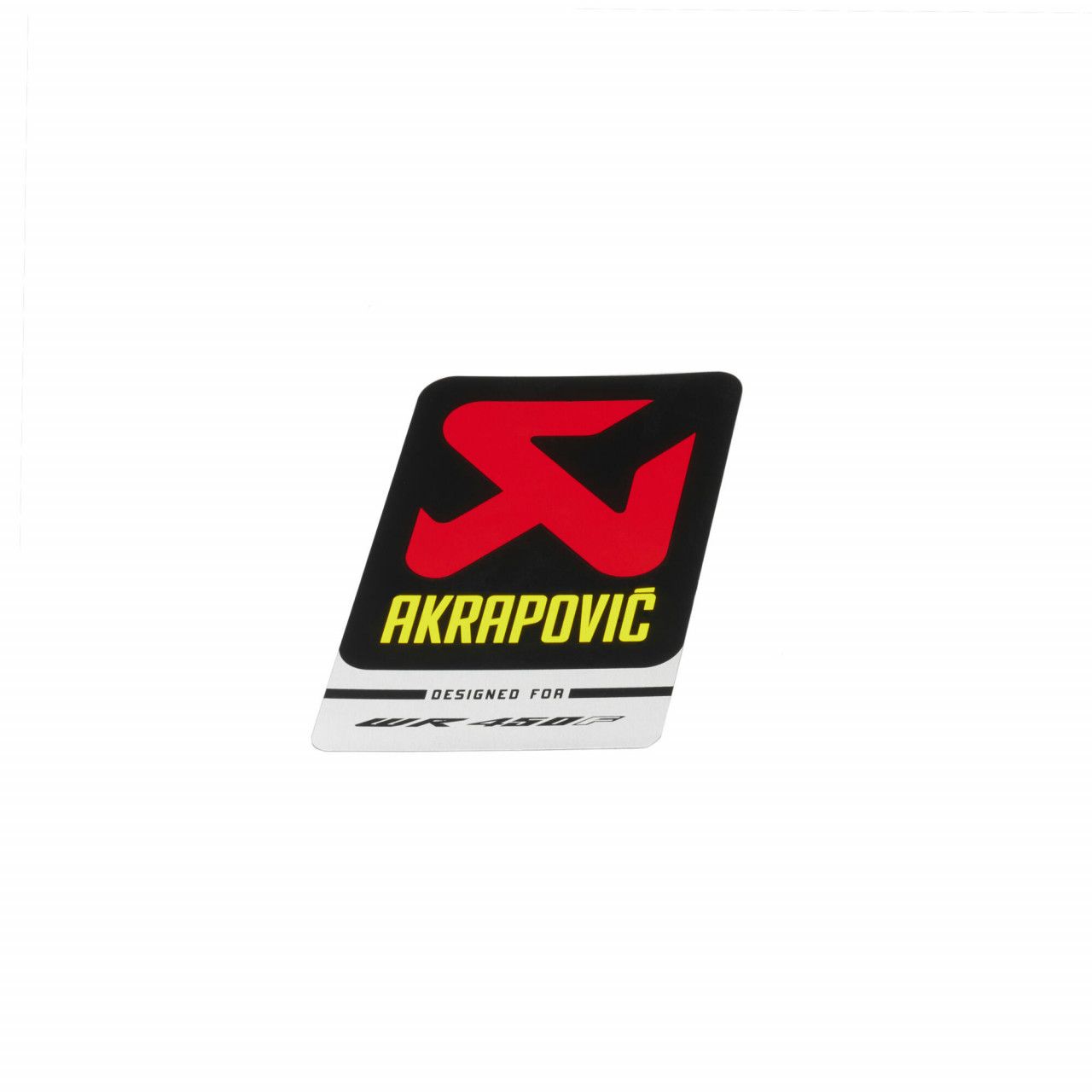 AKRAPOVIC Autocollant Akrapovič en aluminium WR 450F - 907983190704