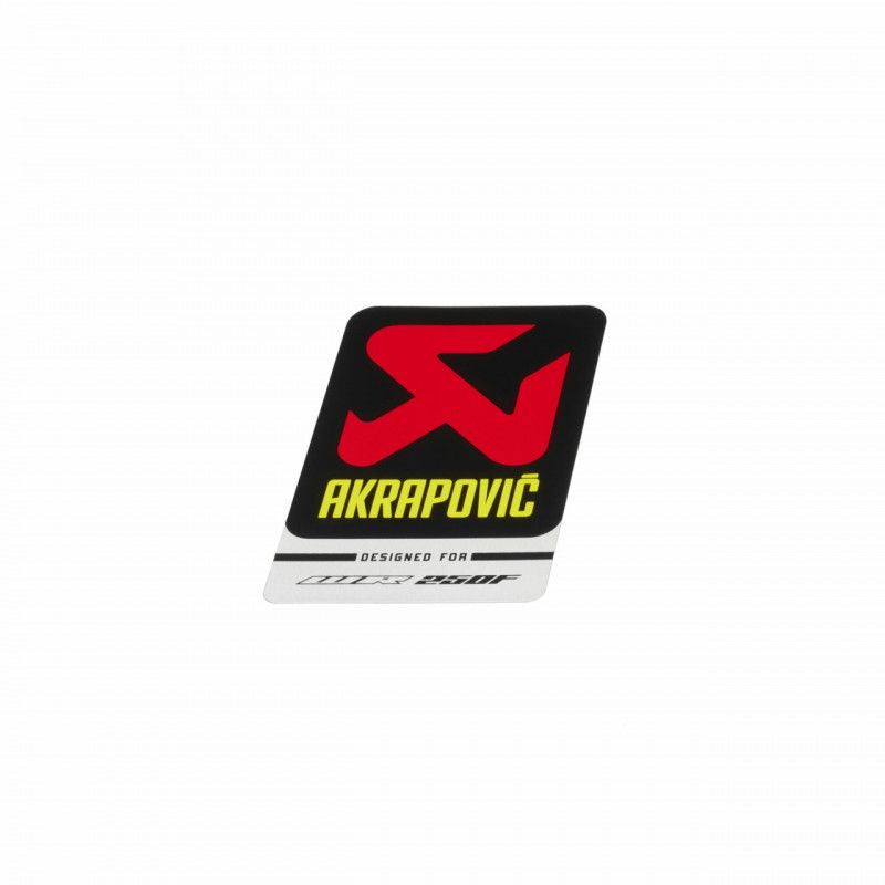 AKRAPOVIC Autocollants Akrapovič en aluminium (WR250F) - 907983180612 AKRAPOVIC Autocollants Akrapovič en aluminium (WR250F) - 907983180612