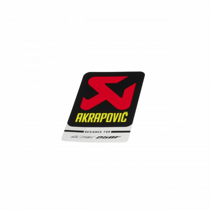 AKRAPOVIC Autocollants Akrapovič en aluminium (YZ250F) - 907983180611 AKRAPOVIC Autocollants Akrapovič en aluminium (YZ250F) - 907983180611
