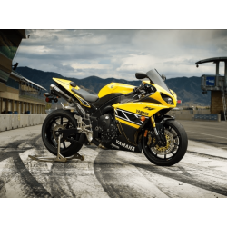 YAMAHA Flanc de carénage gauche YZF-R1 jaune