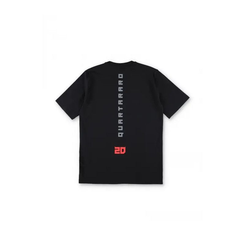 Quartararo T-SHIRT HOMME FABIO QUARTARARO CYBER 20 NOIR
