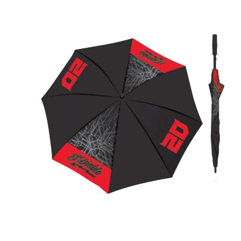 Quartararo PARAPLUIE FABIO QUARTARARO BIG 20 NOIR Quartararo PARAPLUIE FABIO QUARTARARO BIG 20 NOIR