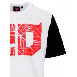 Quartararo T-SHIRT HOMME FABIO QUARTARARO CYBER 20 BLANC