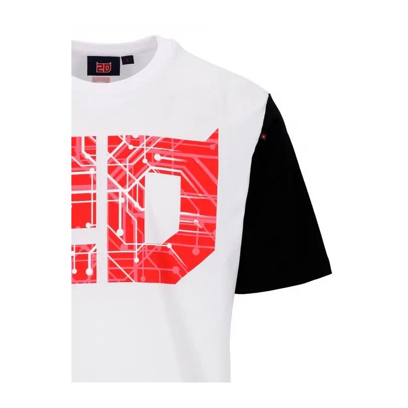 Quartararo T-SHIRT HOMME FABIO QUARTARARO CYBER 20 BLANC