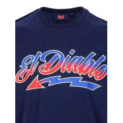 Quartararo T-shirt homme officiel "El Diablo" FQ20 bleu