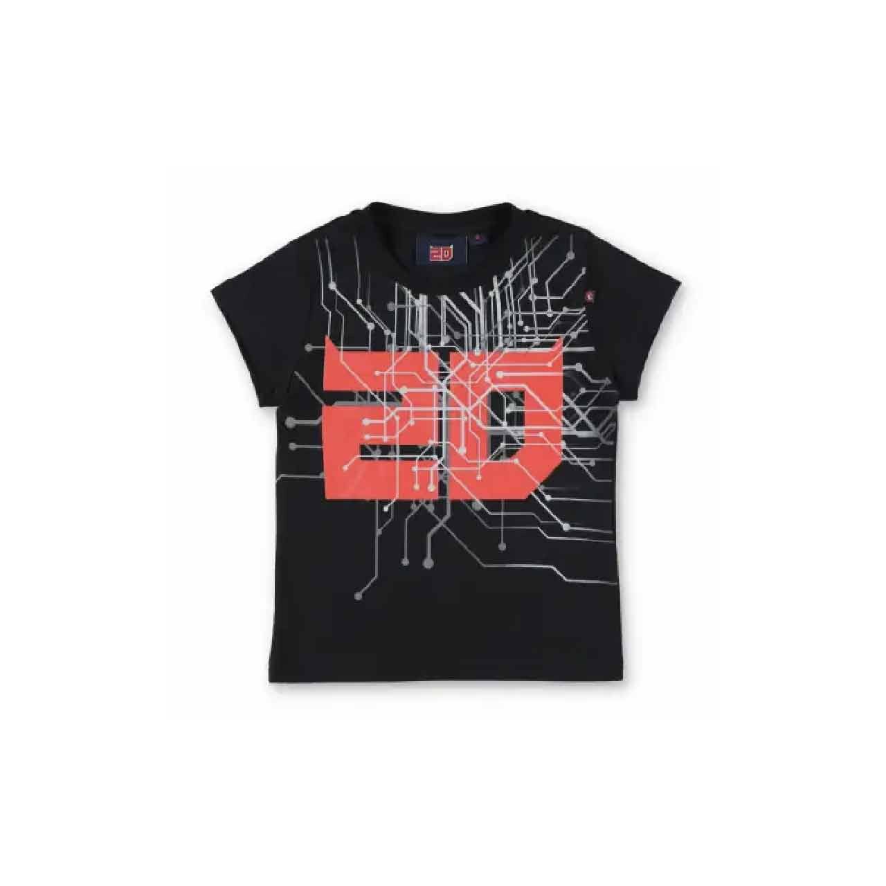 Quartararo T-SHIRT ENFANT FABIO QUARTARARO CYBER 20 NOIR