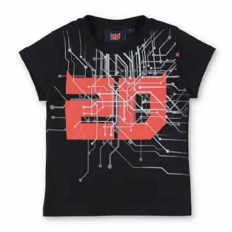 Quartararo T-SHIRT ENFANT FABIO QUARTARARO CYBER 20 NOIR 2022