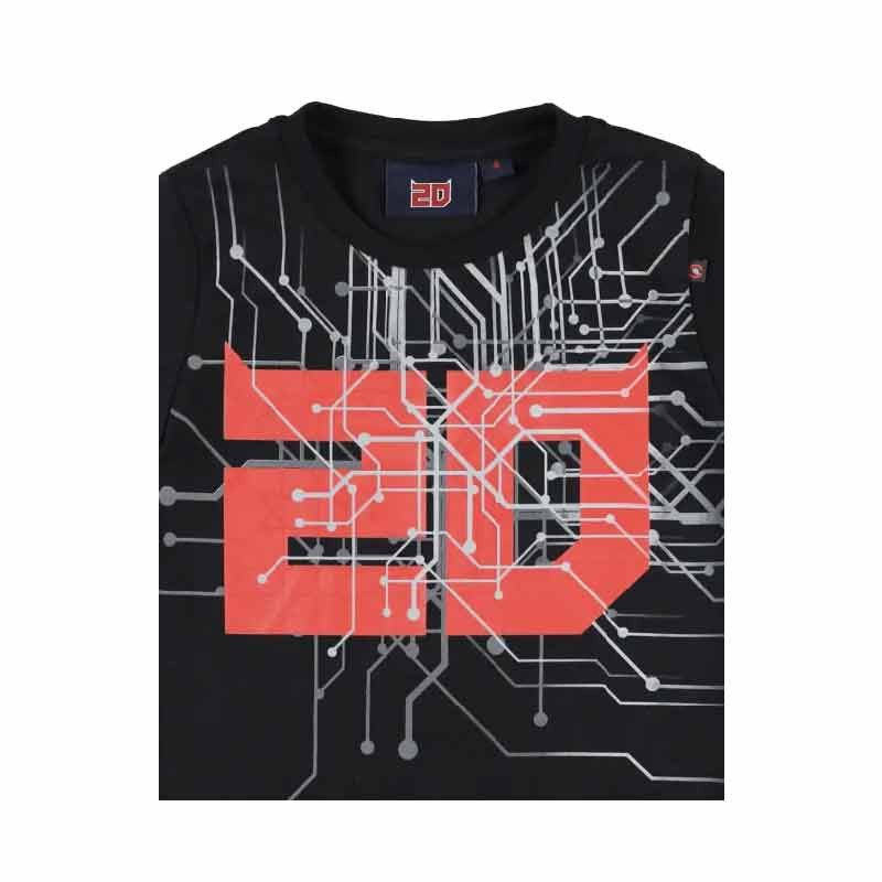 Quartararo T-SHIRT ENFANT FABIO QUARTARARO CYBER 20 NOIR