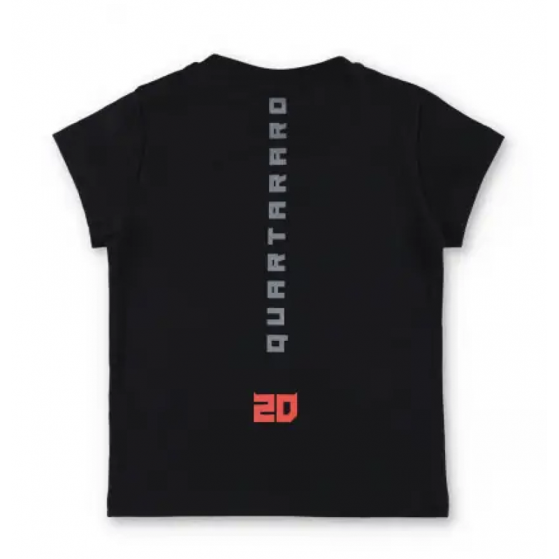 Quartararo T-SHIRT ENFANT FABIO QUARTARARO CYBER 20 NOIR
