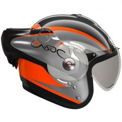 ROOF Casque RO32 Desmo Fluo Noir Orange