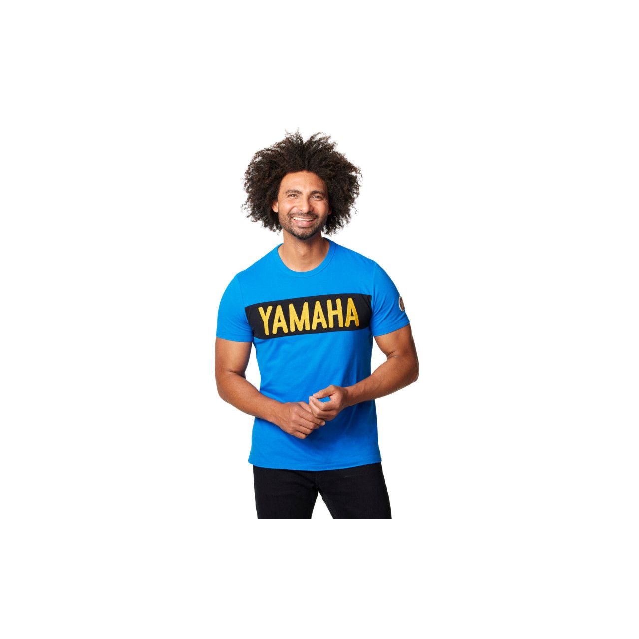 YAMAHA T-shirt homme bleu Faster Sons