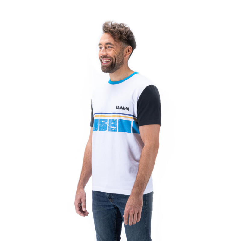 YAMAHA T-shirt blanc homme FasterSons
