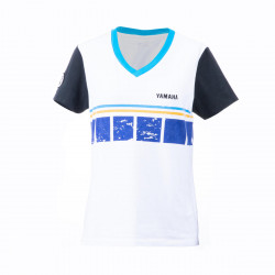 YAMAHA T-shirt blanc femme FasterSons 2023