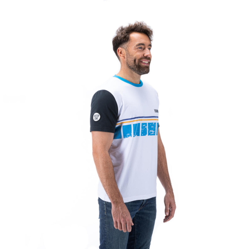 YAMAHA T-shirt blanc homme FasterSons
