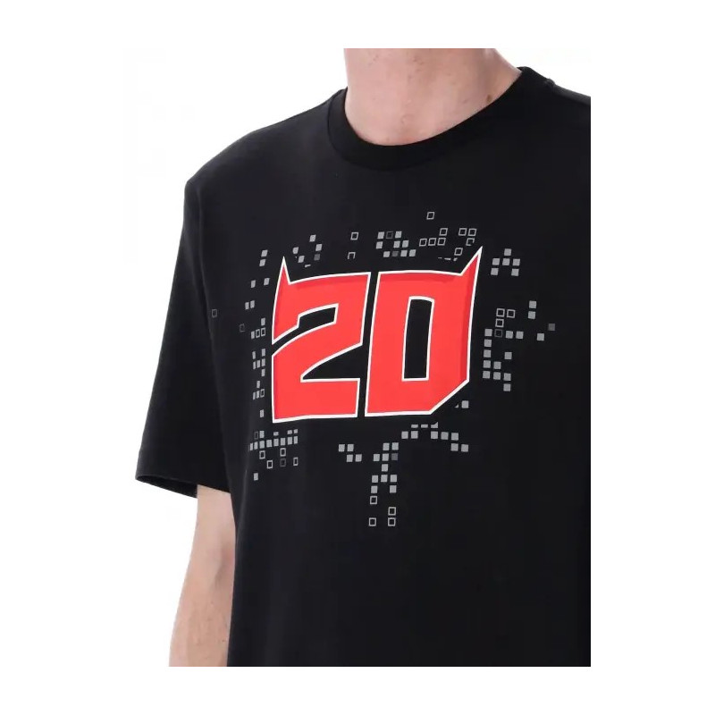 Quartararo T-shirt Homme Fabio Quartararo Noir FQ20