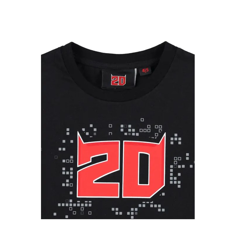 Quartararo T-shirt enfant Fabio Quartararo Noir FQ20