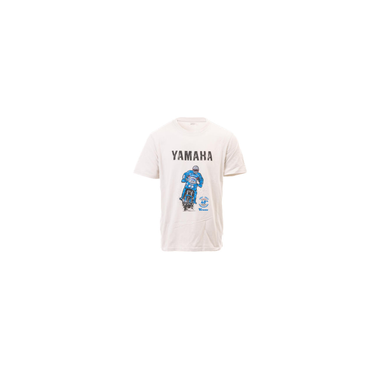 YAMAHA T-Shirt Homme Ténéré 40th Anniversary Blanc 2023