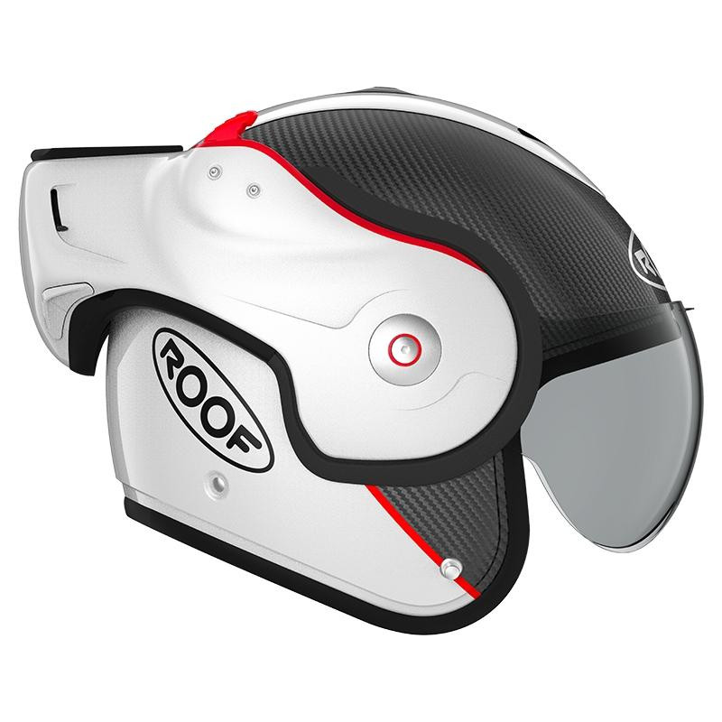 ROOF Casque RO9 Boxxer Carbon Blanc Rouge