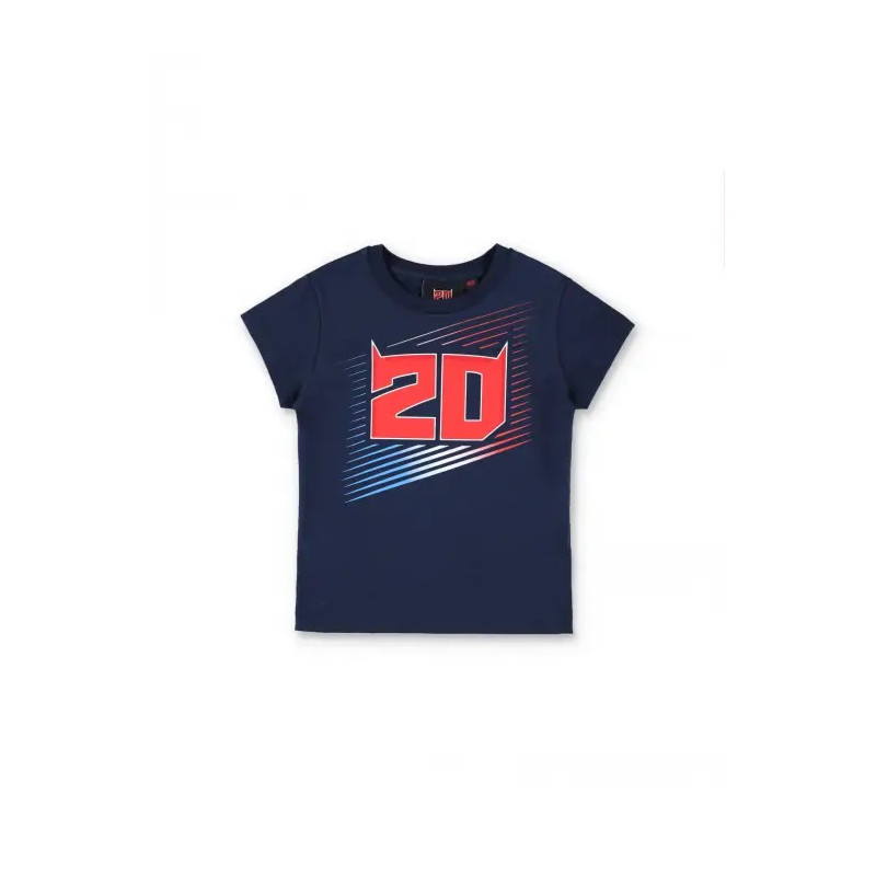 Quartararo T-shirt enfant Fabio Quartararo Bleu FQ20 2023