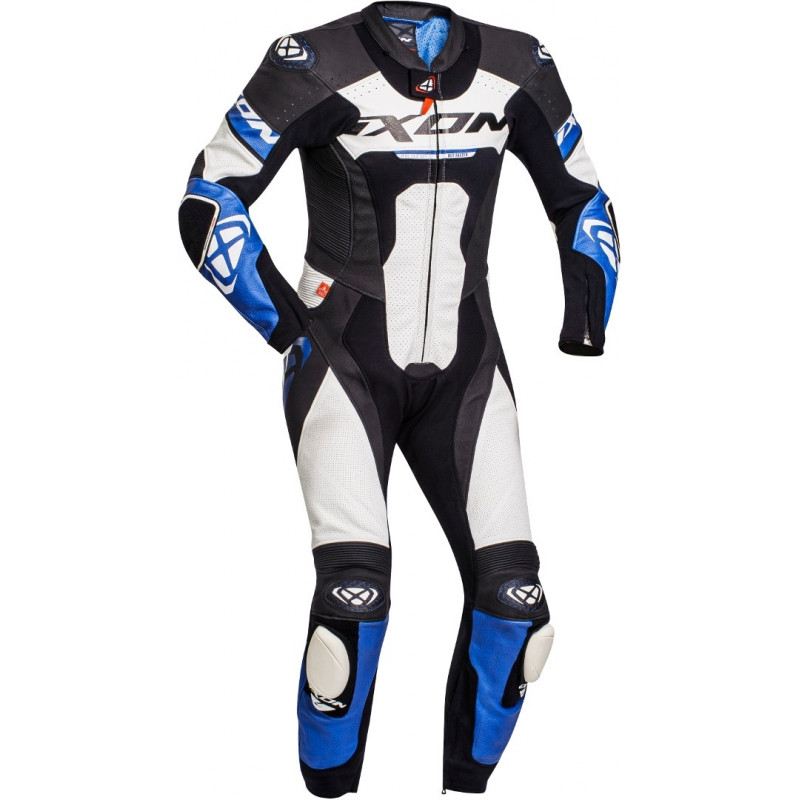 IXON COMBINAISON CUIR JACKAL NOIR/BLANC/BLEU IXON COMBINAISON CUIR JACKAL NOIR/BLANC/BLEU