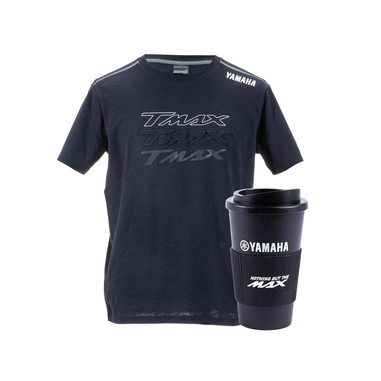 YAMAHA PACK T-SHIRT HOMME ET THERMOS TMAX