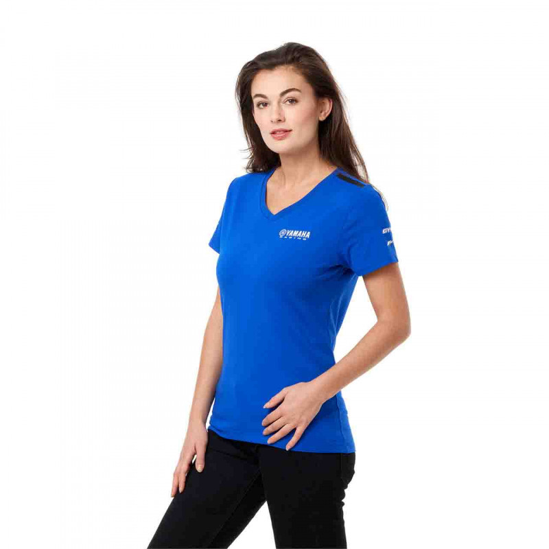 YAMAHA T-SHIRT FEMME YAMAHA PADDOCK 2022 - AMALFI