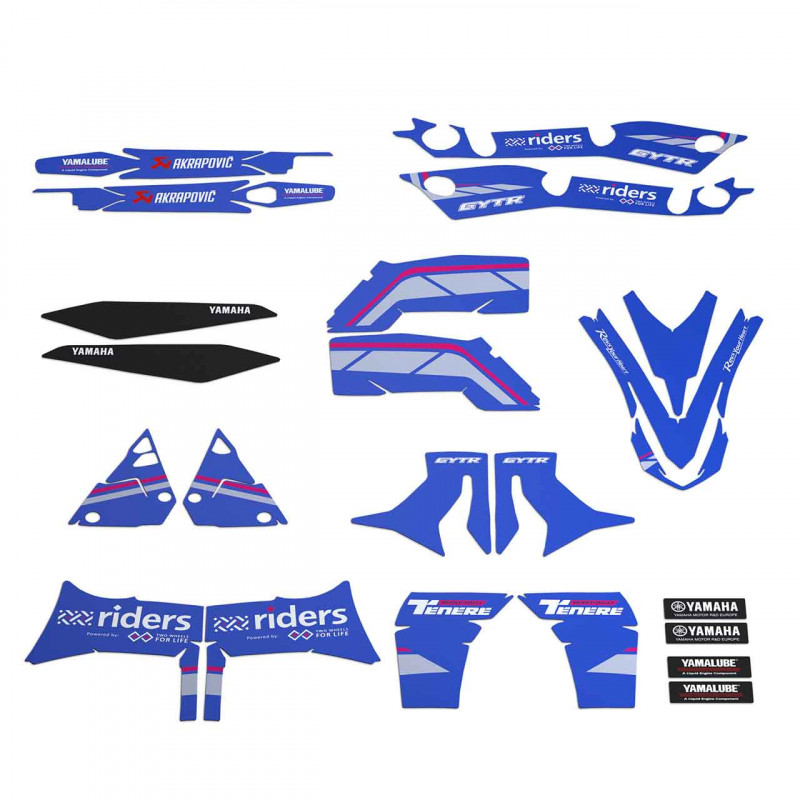 GYTR Kit d'autocollants officiel GYTR® pour Ténéré 700 World Raid - GYTF83900000 GYTR Kit d'autocollants officiel GYTR® pour Ténéré 700 World Raid - GYTF83900000