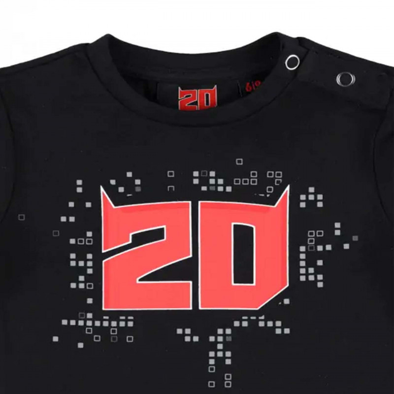 Quartararo T-shirt bébé Fabio Quartararo Noir FQ20