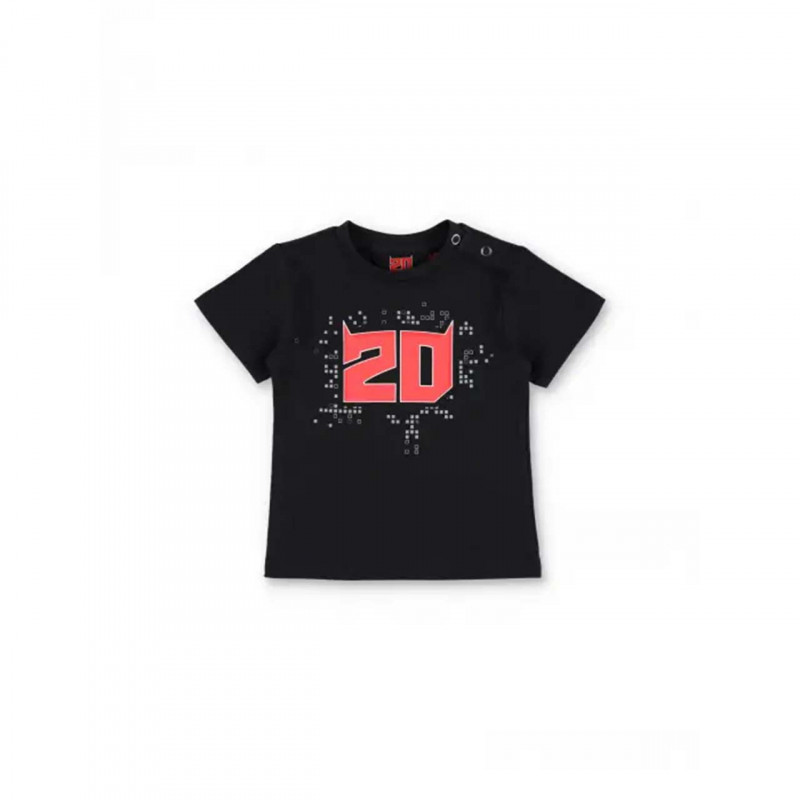 Quartararo T-shirt bébé Fabio Quartararo Noir FQ20 Quartararo T-shirt bébé Fabio Quartararo Noir FQ20