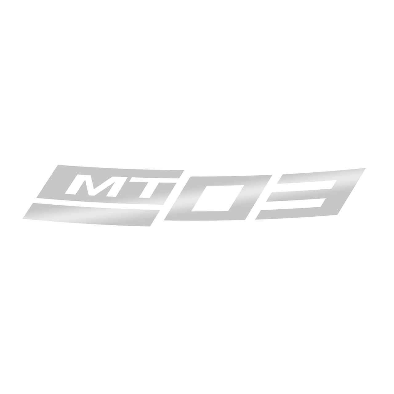 YAMAHA Stickers rétroréfléchissants argenté pour jante avant MT-03 - YMEFBFE30000