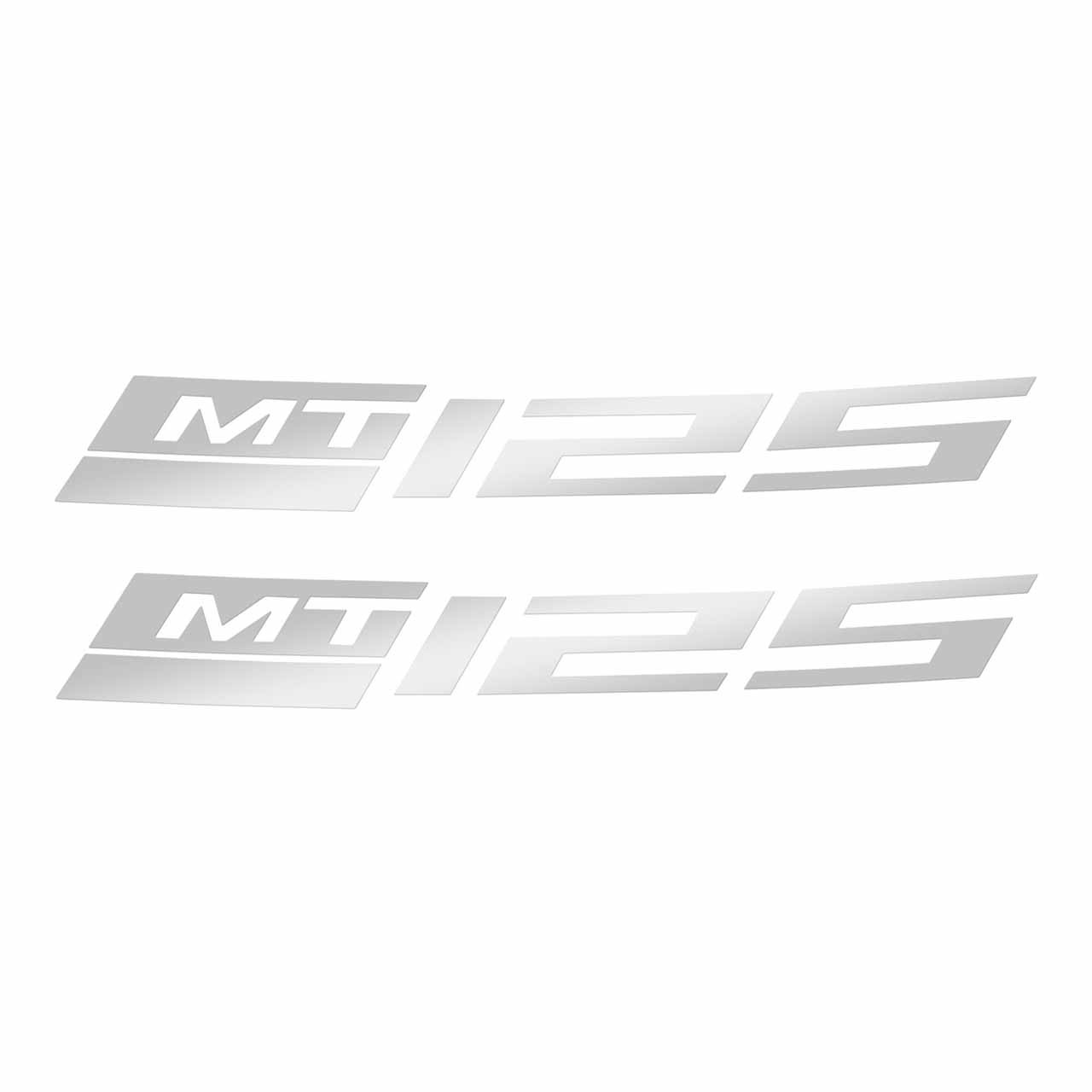 YAMAHA Stickers rétroréfléchissants argenté pour jante arrière de MT-125 - BSUFSTRR0000