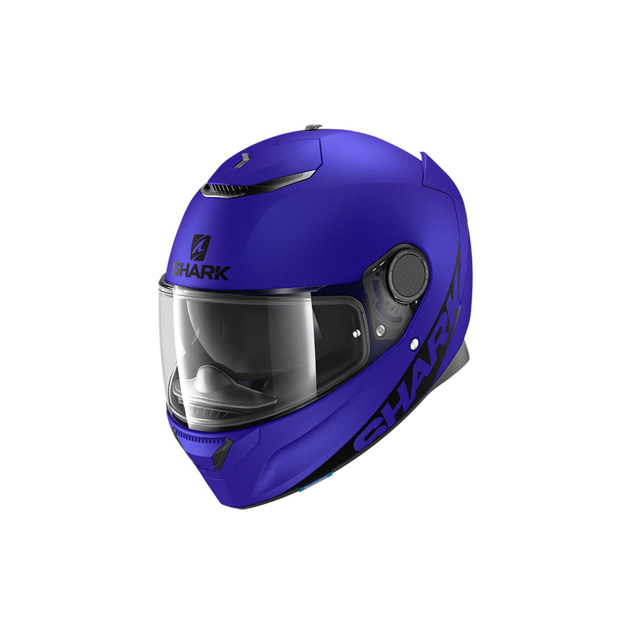 SHARK CASQUE SPARTAN 1.2 BLANK MAT BLEU
