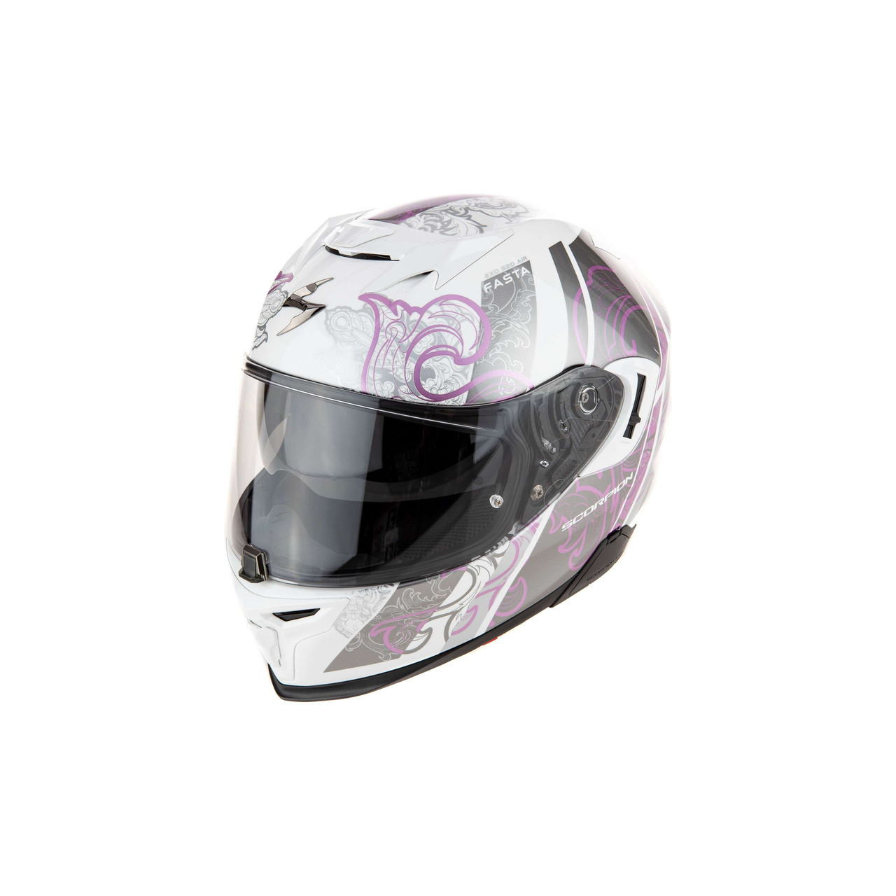 SCORPION CASQUE INTEGRAL EXO-520 EVO AIR FASTA BLANC-VIOLET