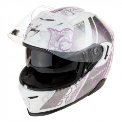 SCORPION CASQUE INTEGRAL EXO-520 EVO AIR FASTA BLANC-VIOLET
