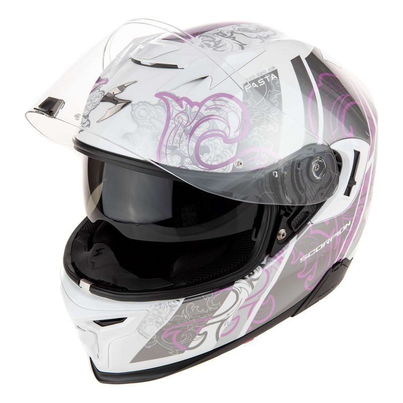 SCORPION CASQUE INTEGRAL EXO-520 EVO AIR FASTA BLANC-VIOLET