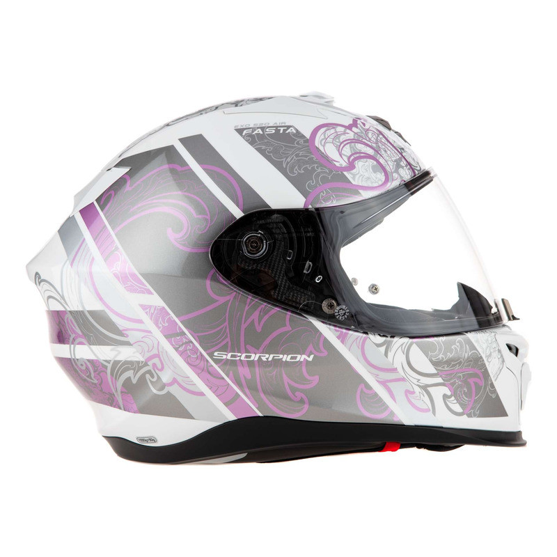 SCORPION CASQUE INTEGRAL EXO-520 EVO AIR FASTA BLANC-VIOLET