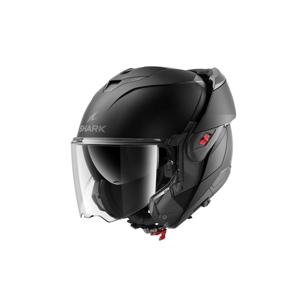 SHARK CASQUE MODULABLE OXO BLANK BLACK MAT