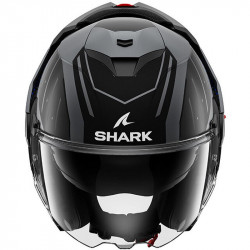 SHARK CASQUE MODULABLE OXO RYDGER MAT ANTHRACITE BLUE BLACK