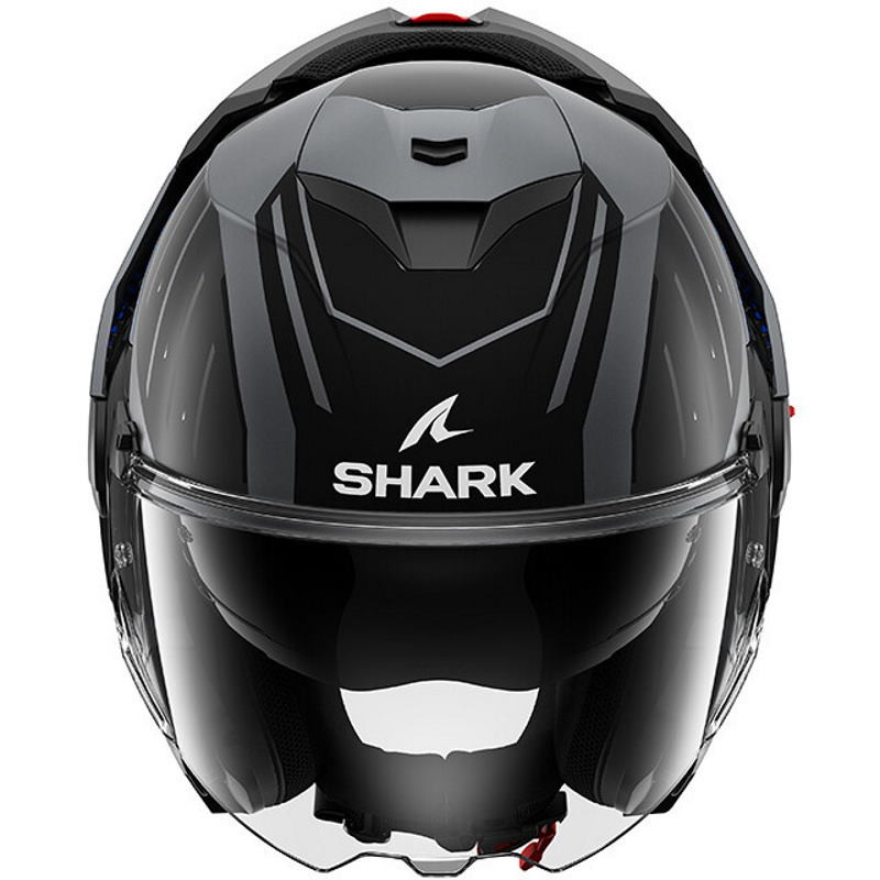 SHARK CASQUE MODULABLE OXO RYDGER MAT ANTHRACITE BLUE BLACK