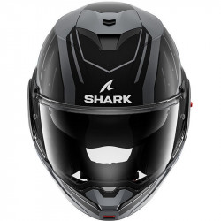 SHARK CASQUE MODULABLE OXO RYDGER MAT ANTHRACITE BLUE BLACK