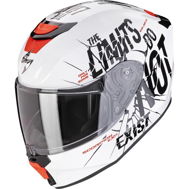 SCORPION CASQUE INTEGRAL EXO-JNR AIR BOUM BLANC-NOIR SCORPION CASQUE INTEGRAL EXO-JNR AIR BOUM BLANC-NOIR