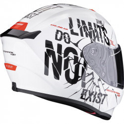 SCORPION CASQUE INTEGRAL EXO-JNR AIR BOUM BLANC-NOIR