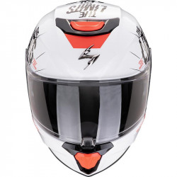 SCORPION CASQUE INTEGRAL EXO-JNR AIR BOUM BLANC-NOIR