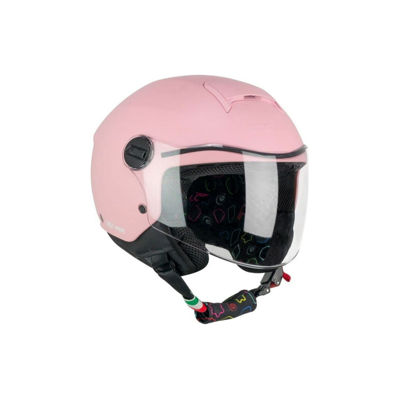 CGM CASQUE JET ENFANT ROSE CLAIR