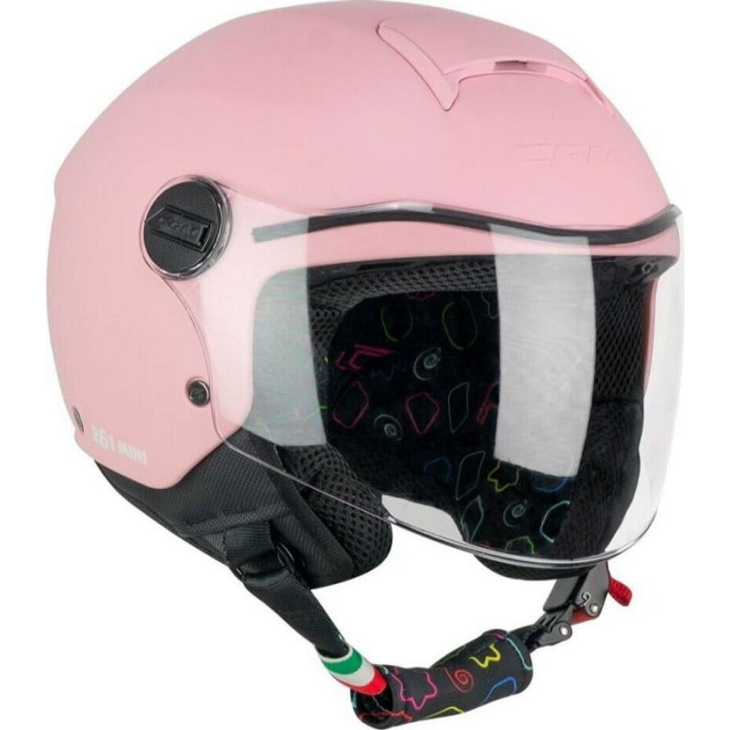 CGM CASQUE JET ENFANT ROSE CLAIR CGM CASQUE JET ENFANT ROSE CLAIR