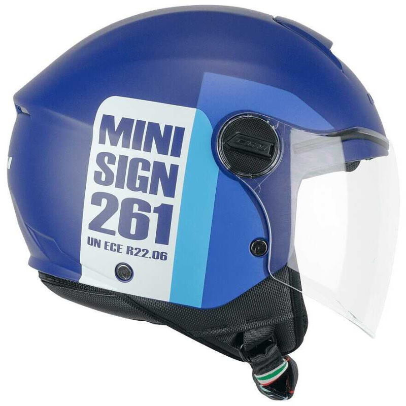CGM CASQUE JET ENFANT BLEU AZUR