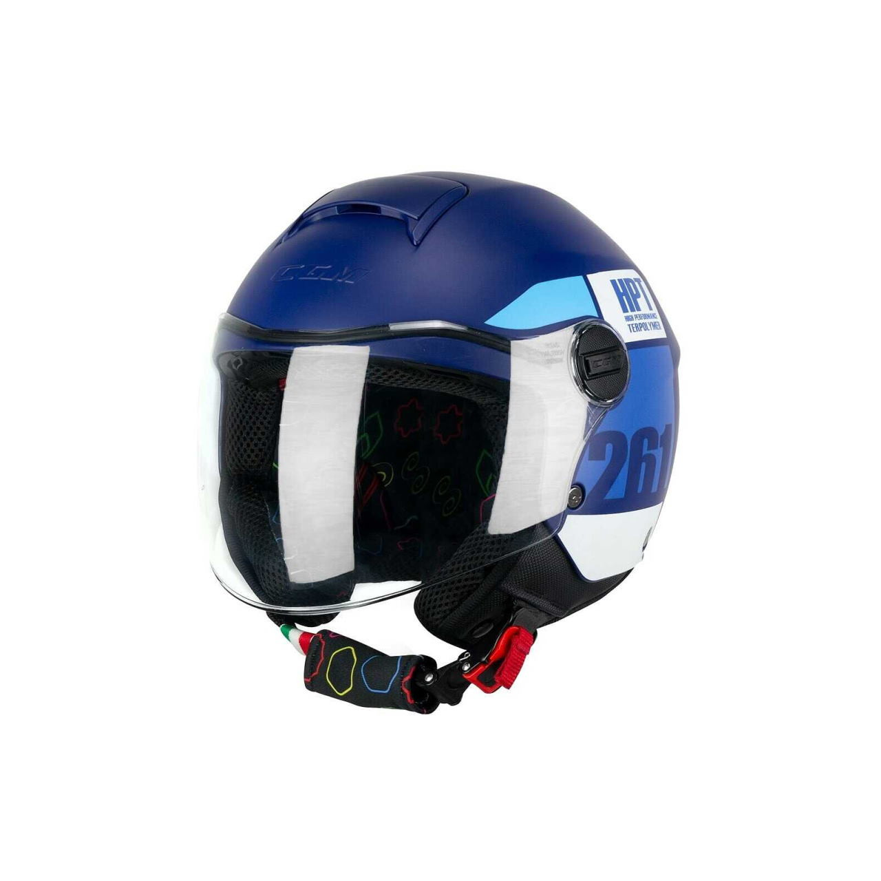 CGM CASQUE JET ENFANT BLEU AZUR