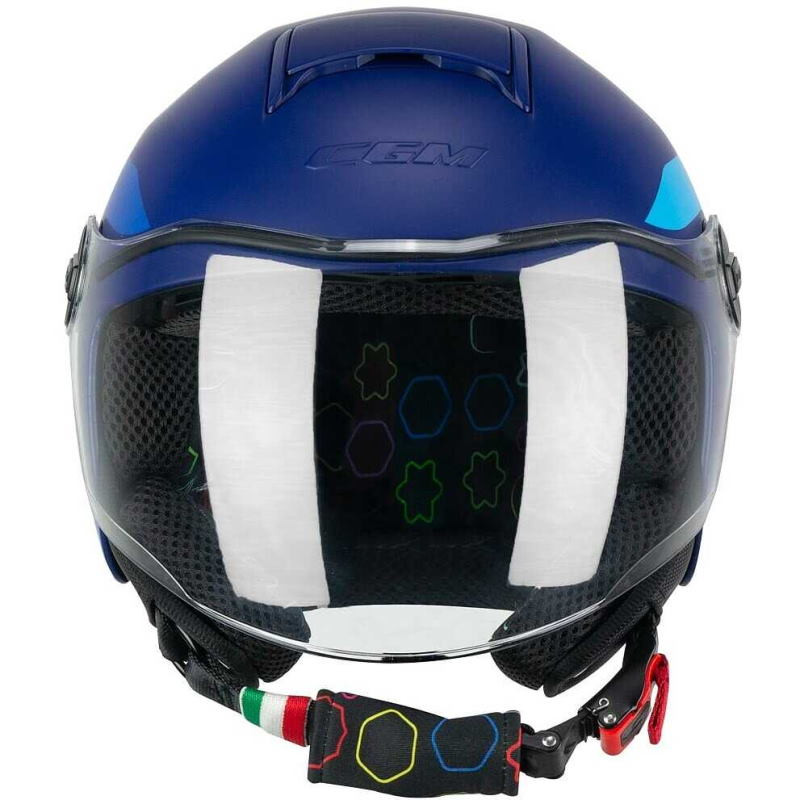 CGM CASQUE JET ENFANT BLEU AZUR